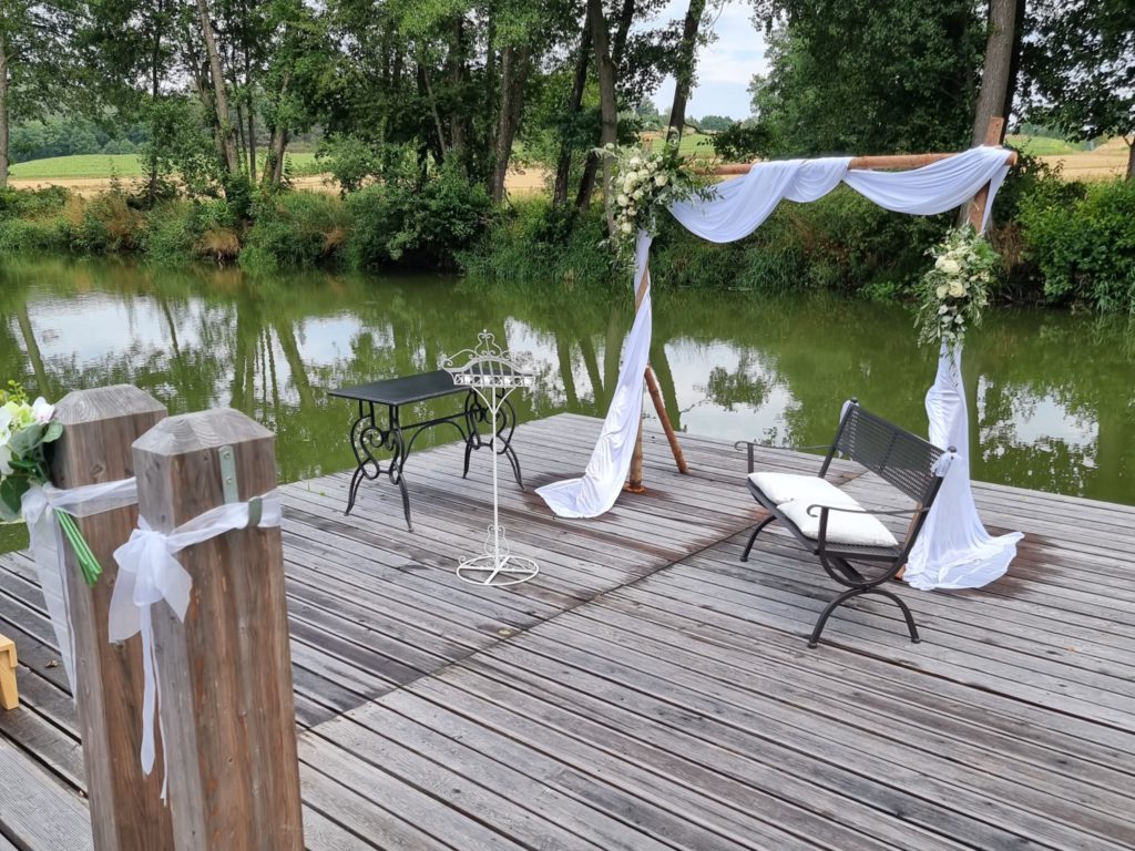 Hochzeit auf der Wasserterrasse